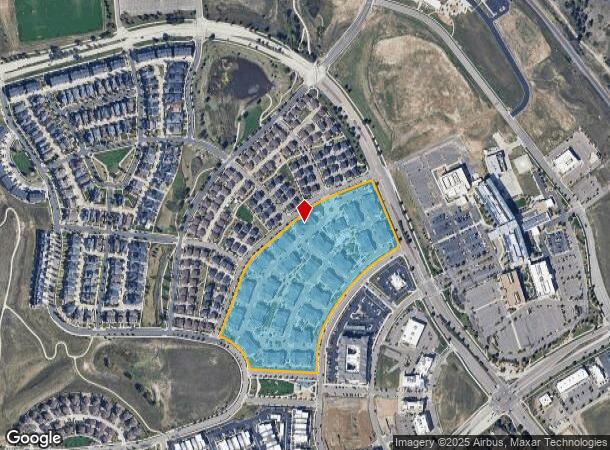 4035 Swanson Way, Castle Rock, CO Parcel Map