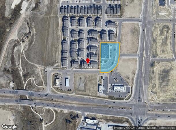  7858 Woodmen Center Hts, Colorado Springs, CO Parcel Map