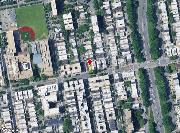  1603 E 172Nd St, Bronx, NY Parcel Map