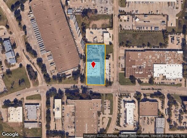 2019 Valley View Ln, Dallas, TX Parcel Map