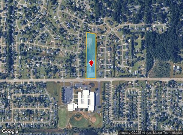  1197 Feagin Mill Rd, Warner Robins, GA Parcel Map
