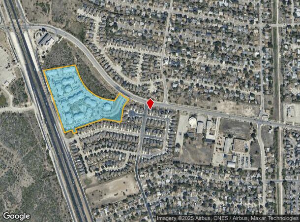  6010 Ray Ellison Blvd, San Antonio, TX Parcel Map