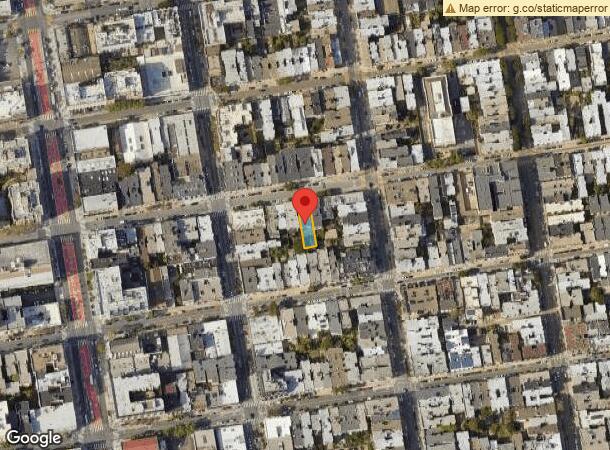  1641 Washington St, San Francisco, CA Parcel Map