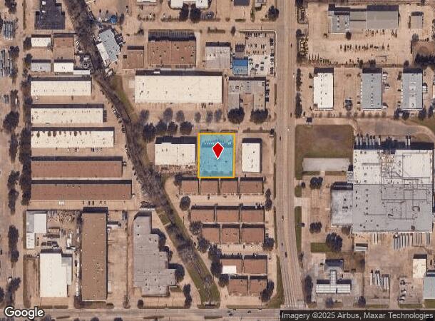  10600 Boomer Cir, Dallas, TX Parcel Map