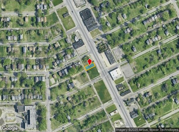  16625 Hamilton Ave, Highland Park, MI Parcel Map