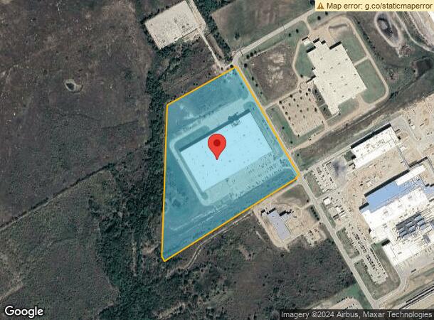  601 National Dr, Ennis, TX Parcel Map