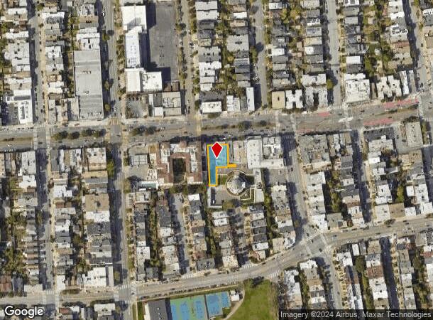  3565 Geary Blvd, San Francisco, CA Parcel Map