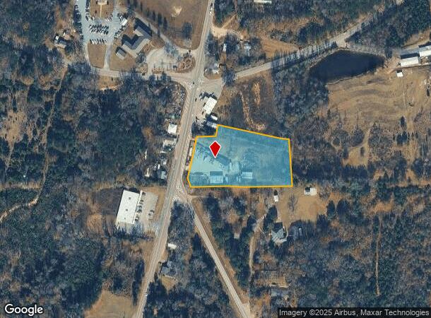  10614 Central Plank Rd, Eclectic, AL Parcel Map