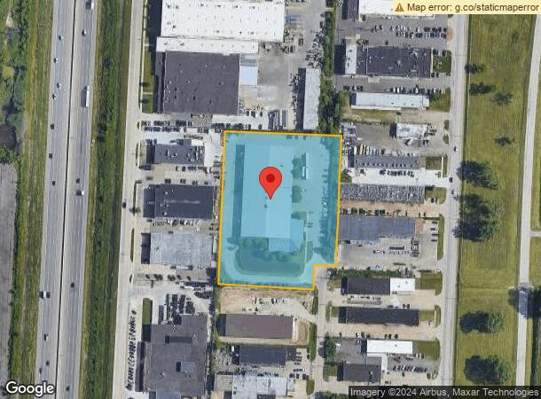  41775 Production Dr, Harrison Township, MI Parcel Map