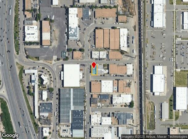  900 Vallejo St, Denver, CO Parcel Map