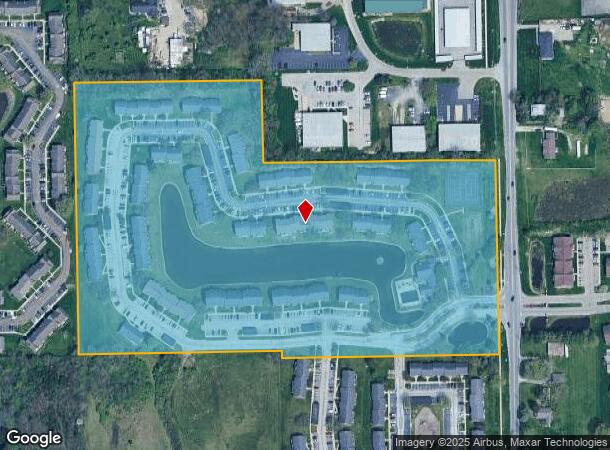  2800 N Mitthoeffer Rd, Indianapolis, IN Parcel Map