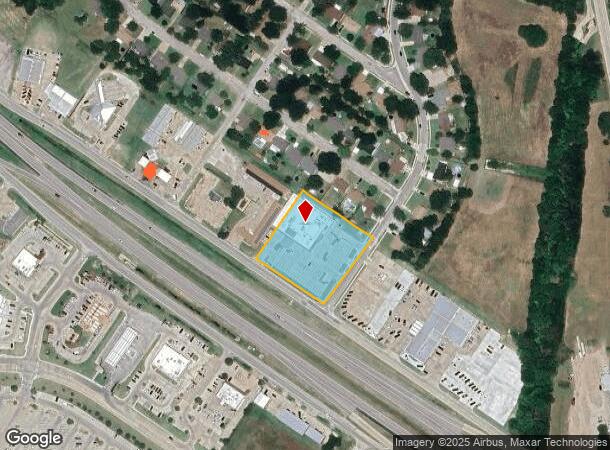 607 E Fair St, Kaufman, TX Parcel Map
