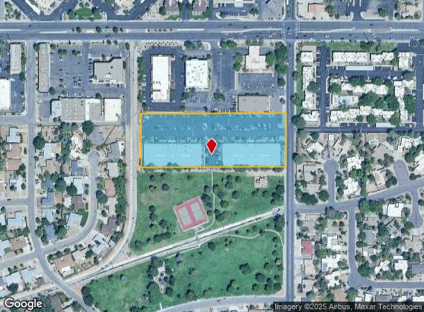  7520 Montgomery Blvd Ne, Albuquerque, NM Parcel Map