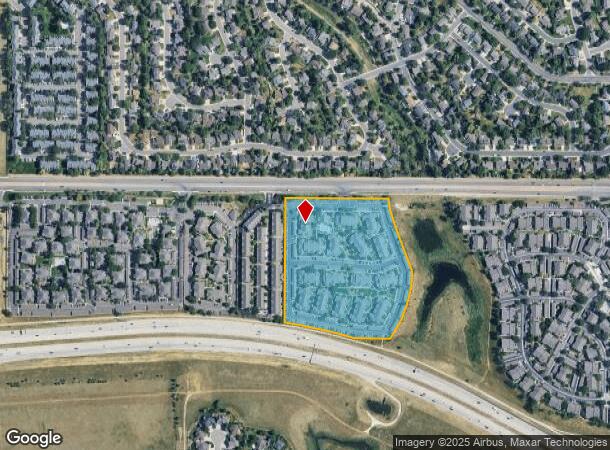  3410 E County Line Rd, Highlands Ranch, CO Parcel Map