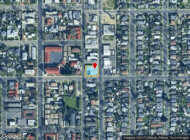  1407 N Van Ness Ave, Fresno, CA Parcel Map