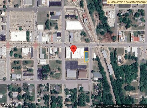  527 E Main St, Shawnee, OK Parcel Map