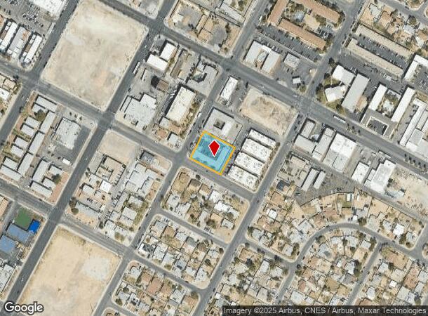  1401 E Carson Ave, Las Vegas, NV Parcel Map