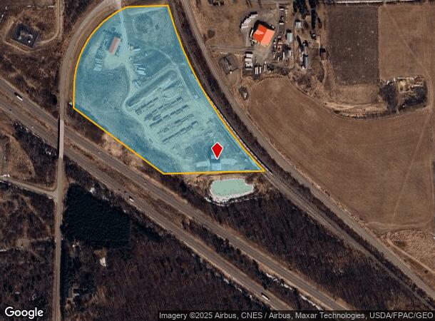 105 E County Highway Q St, New Auburn, WI Parcel Map