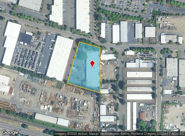 13340 Ne Whitaker Way, Portland, OR Parcel Map