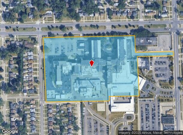 6071 W Outer Dr, Detroit, MI Parcel Map