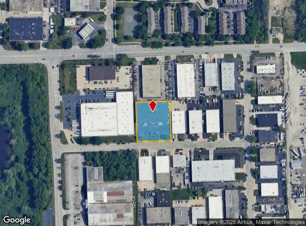 750 W Racquet Dr, Addison, IL Parcel Map