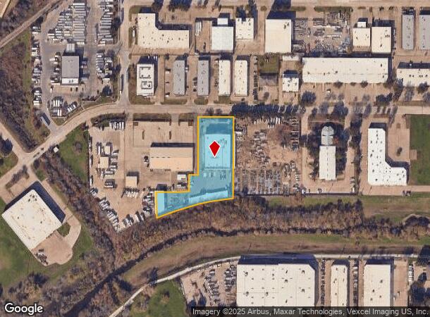 1451 Halsey Way, Carrollton, TX Parcel Map