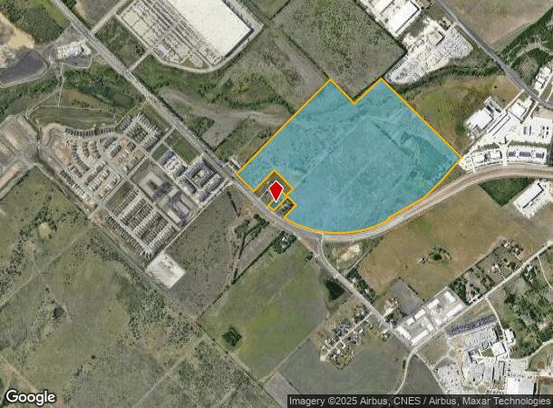 E Mccarty Ln, San Marcos, TX Parcel Map