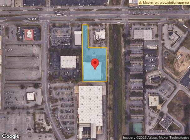  3679 Airport Blvd, Mobile, AL Parcel Map