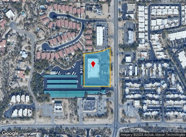  4825 N Sabino Canyon Rd, Tucson, AZ Parcel Map