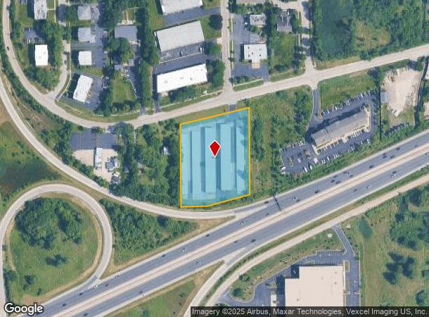  1001 N Frontage Rd, Darien, IL Parcel Map