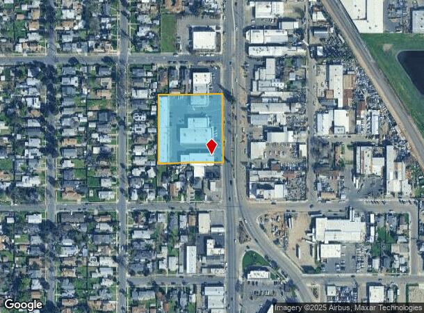 1311 N Blackstone Ave, Fresno, CA Parcel Map