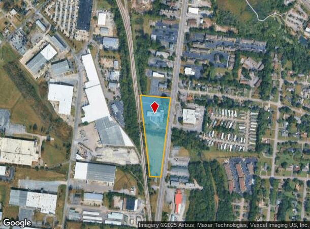  820 S Church St, Murfreesboro, TN Parcel Map