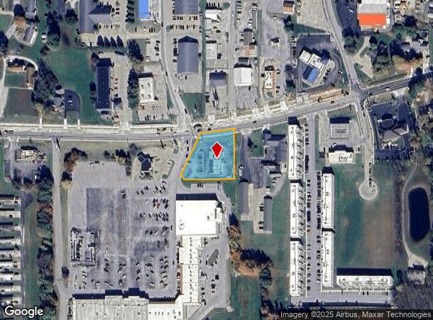  1911 E National Hwy, Washington, IN Parcel Map