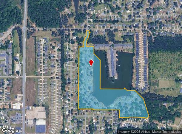  206 Northlake Dr, Warner Robins, GA Parcel Map