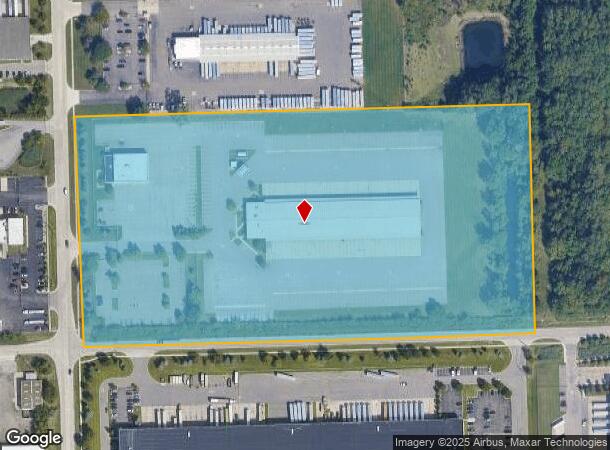 9855 Harrison, Romulus, MI Parcel Map