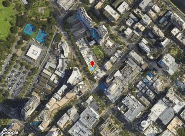  2162 Kalakaua Ave, Honolulu, HI Parcel Map