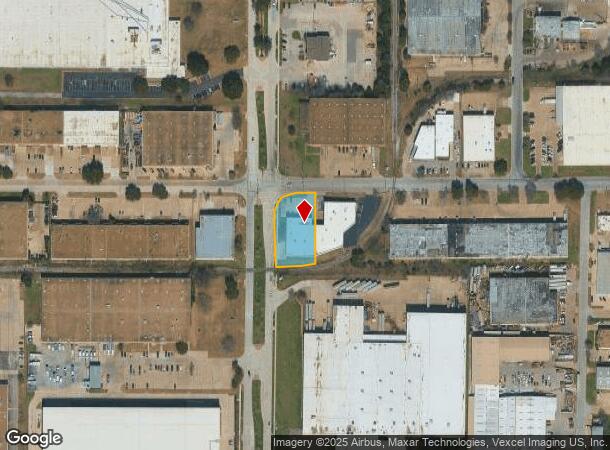 2525 Dalworth St, Grand Prairie, TX Parcel Map