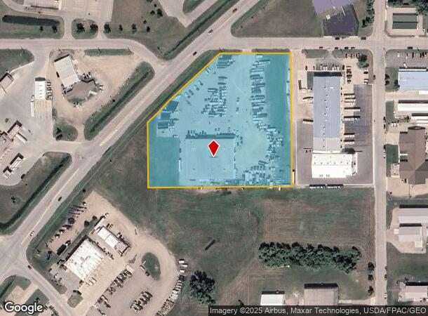 635 Marin Ave, Crookston, MN Parcel Map