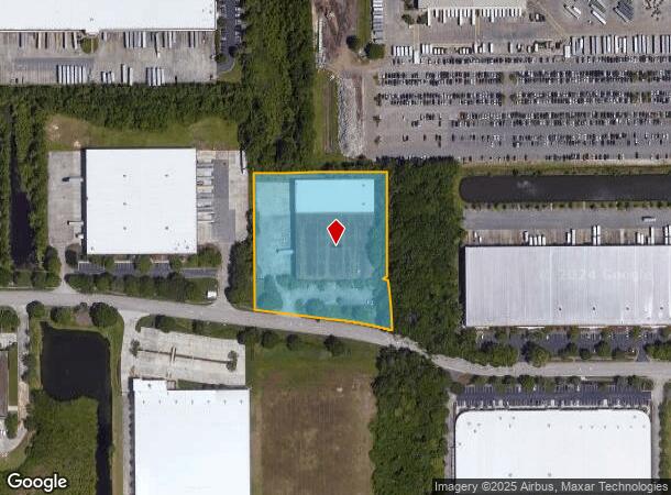  8003 Westside Industrial Dr, Jacksonville, FL Parcel Map