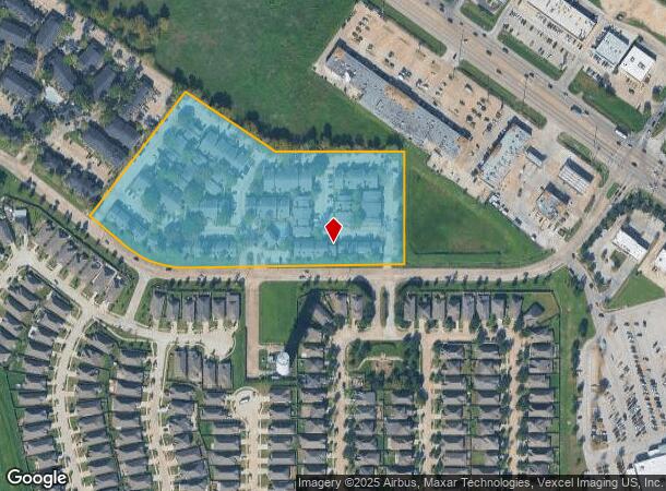  7100 Smiling Wood Ln, Houston, TX Parcel Map