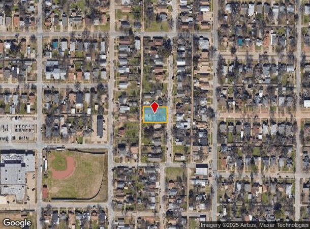  1616 Britain St, Wichita Falls, TX Parcel Map