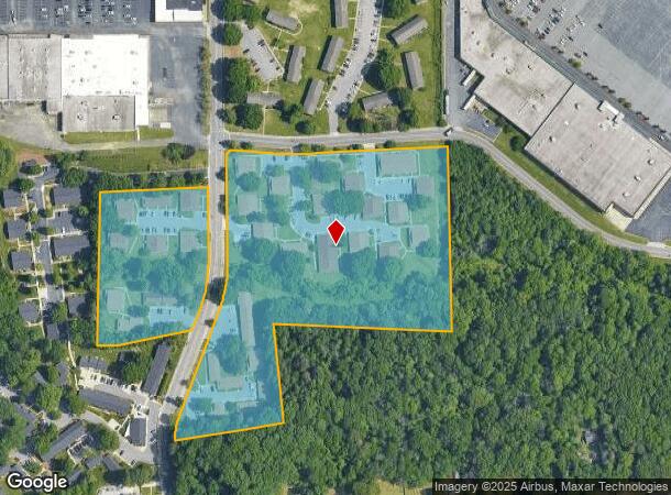  2510 Merritt Dr, Greensboro, NC Parcel Map