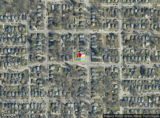  1829 Leer St, South Bend, IN Parcel Map