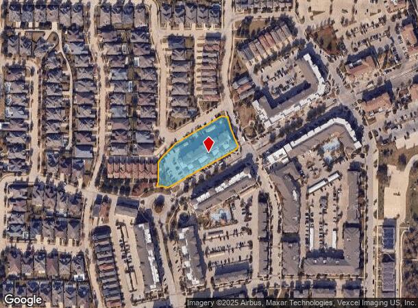  2600 Lakeside Pky, Flower Mound, TX Parcel Map