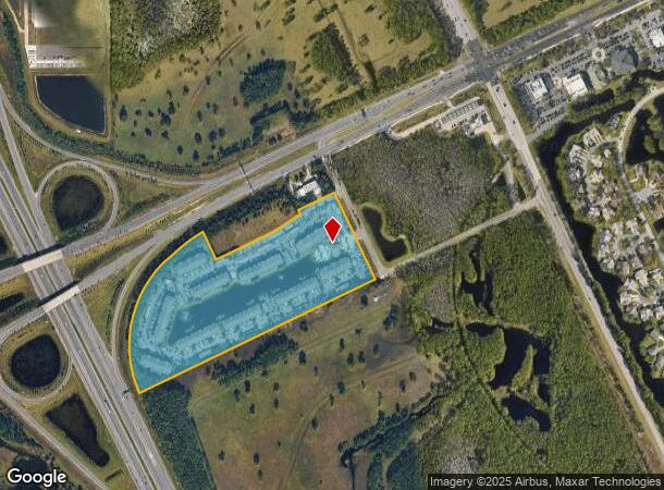 100 Acklins Cir, Daytona Beach, FL Parcel Map