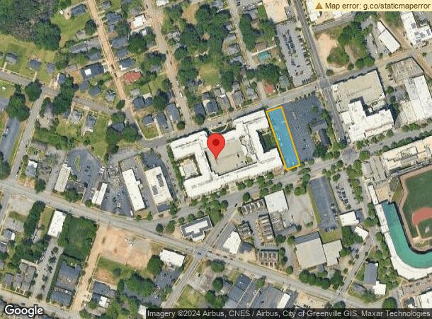  1100 S Main St, Greenville, SC Parcel Map