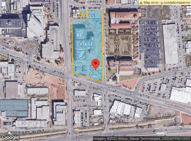  4911 Alameda Ave, El Paso, TX Parcel Map