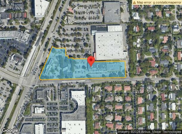  13595 S Dixie Hwy, Pinecrest, FL Parcel Map