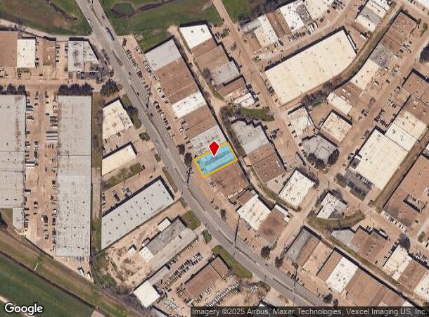  2546 Irving Blvd, Dallas, TX Parcel Map