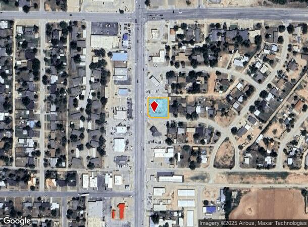  3812 College Ave, Snyder, TX Parcel Map